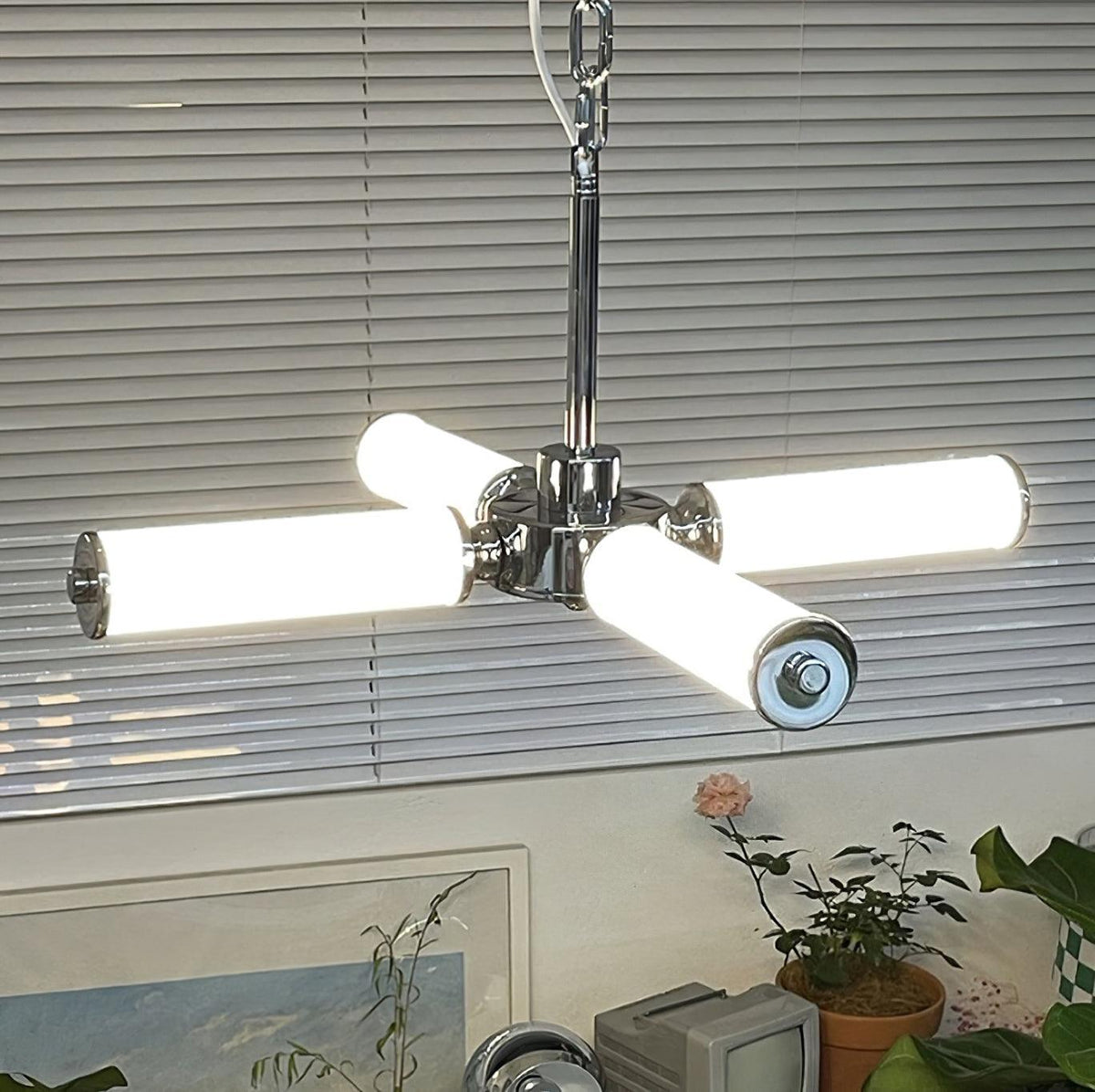 Zoliria moderne minimalistisk LED-lysekrone i glas