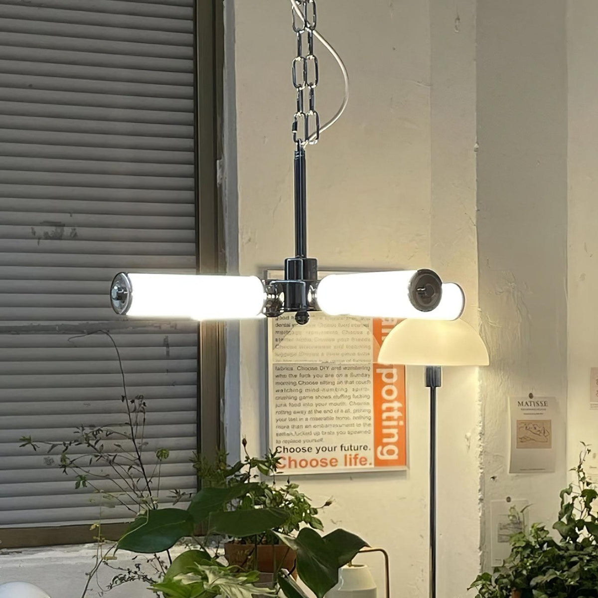 Zoliria moderne minimalistisk LED-lysekrone i glas