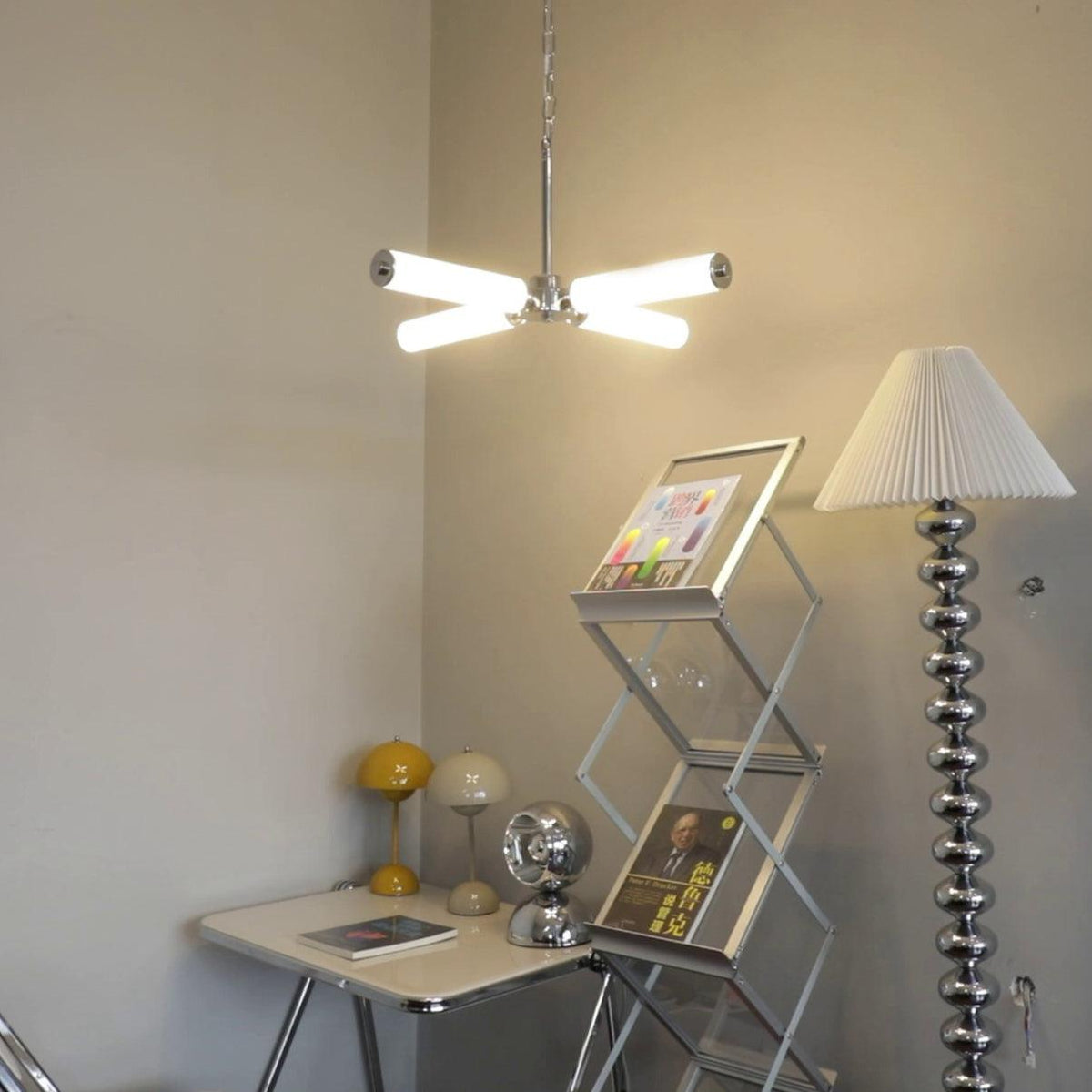 Zoliria moderne minimalistisk LED-lysekrone i glas