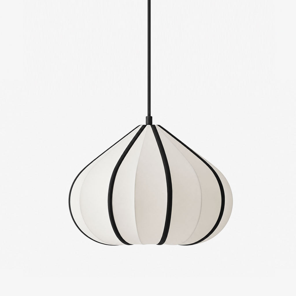 Fallowmere Ribbed Stretch Fabric Pendant Lamp