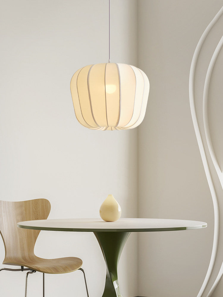 Fallowmere Ribbed Stretch Fabric Pendant Lamp