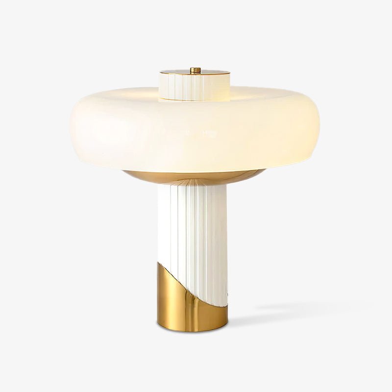 Candeeiro de mesa Velisine contemporâneo em vidro