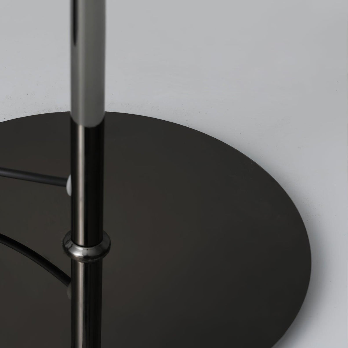 Candeeiro de mesa de vidro e cromado Lioreette