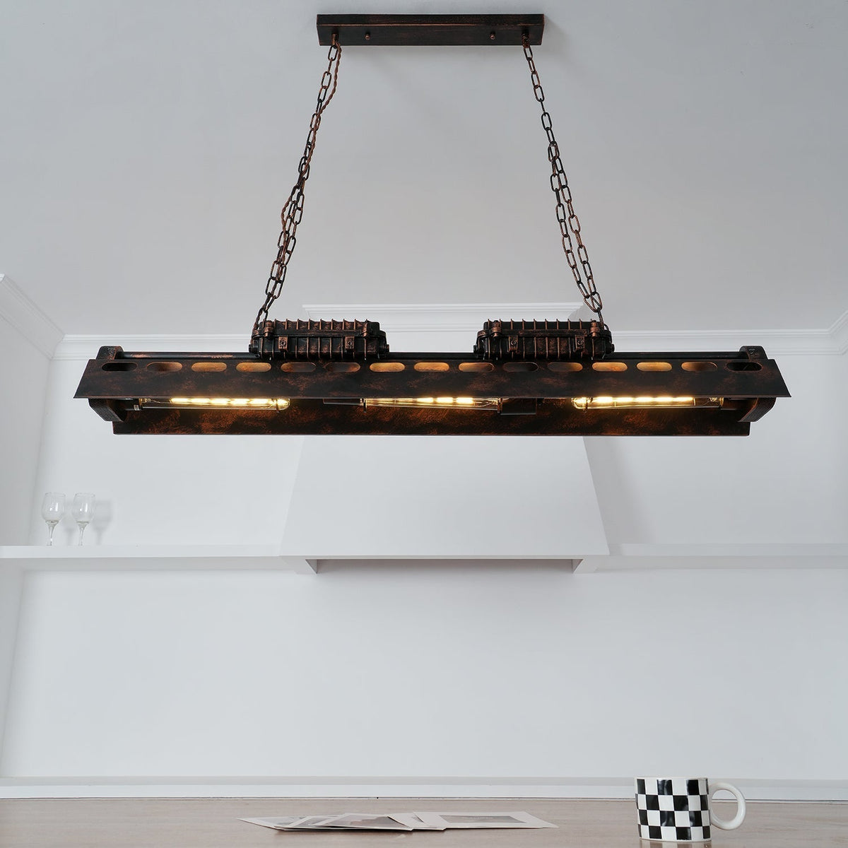 Noah Chandelier Industrial Steampunk