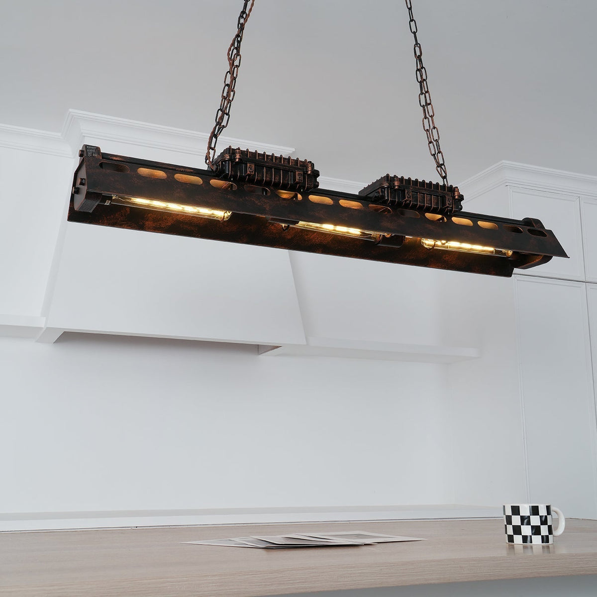 Noah Chandelier Industrial Steampunk