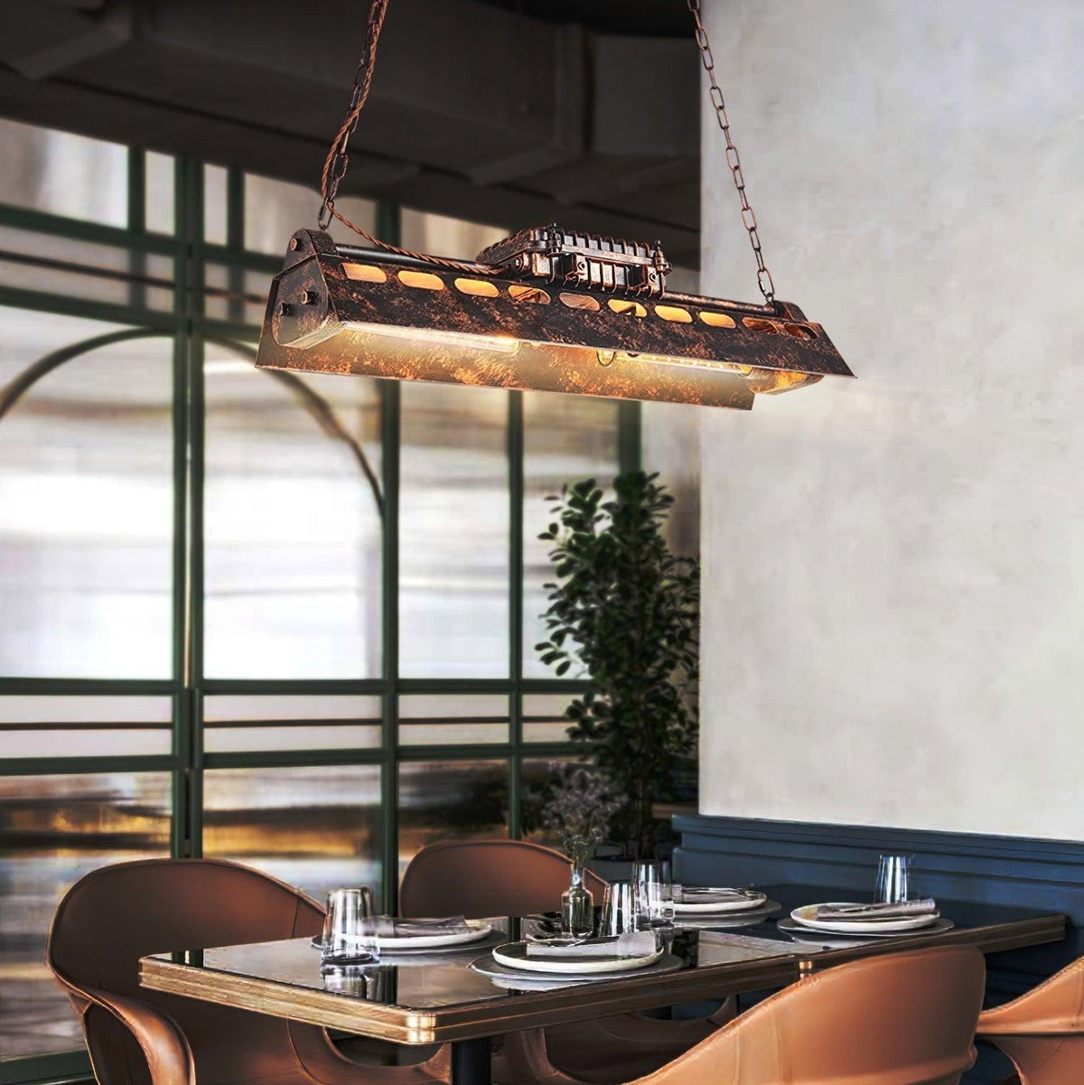 Noah Chandelier Industrial Steampunk