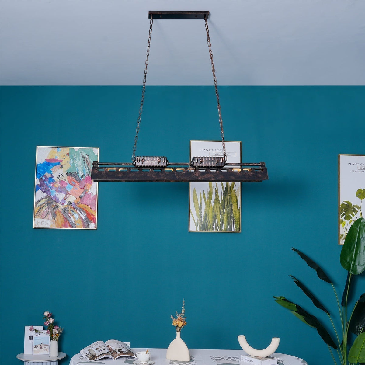 Noah Chandelier Industrial Steampunk
