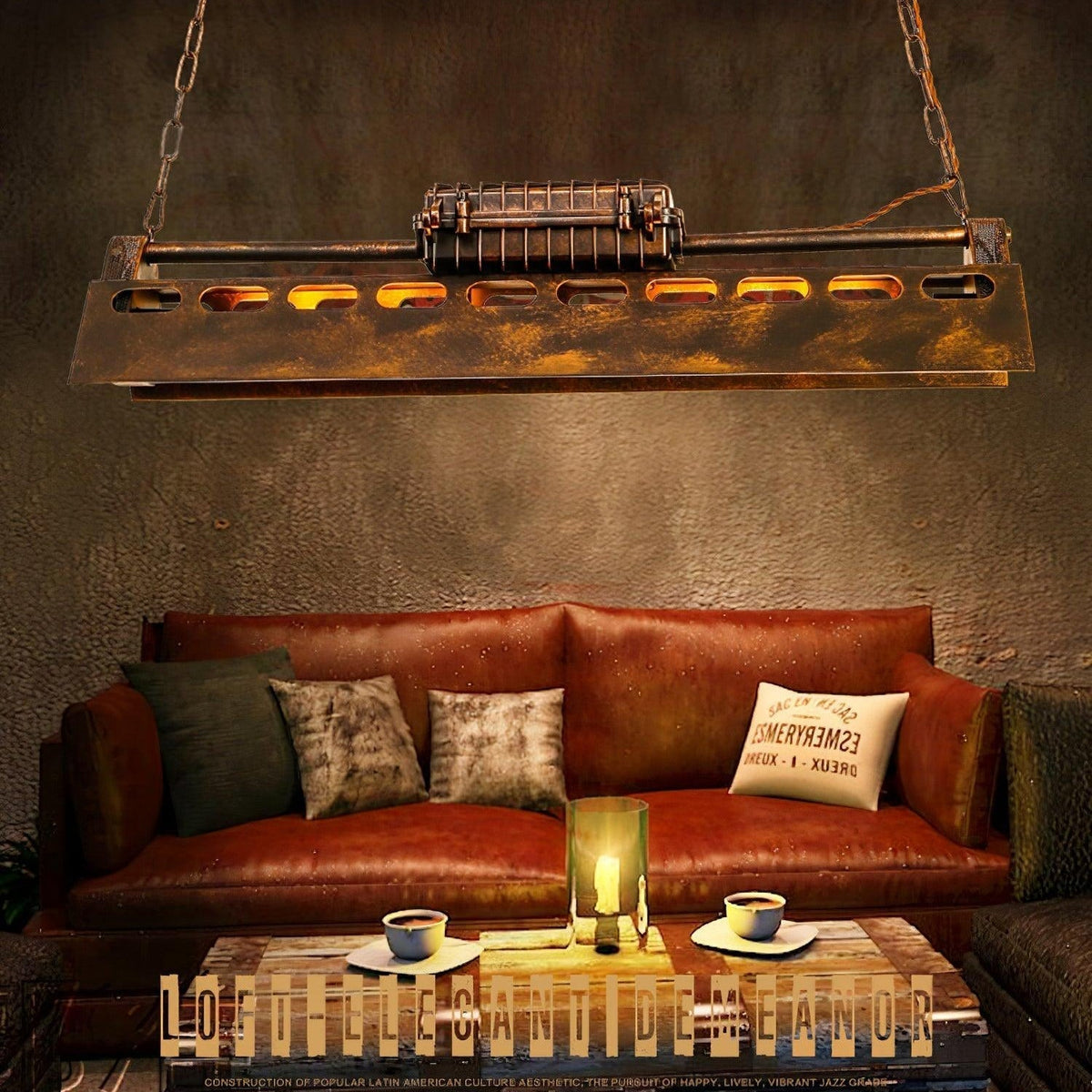 Noah Chandelier Industrial Steampunk