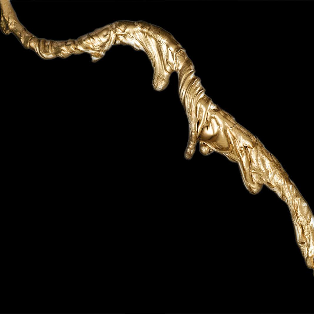 Dendria skulpturel gulvlampe med tre grenarme