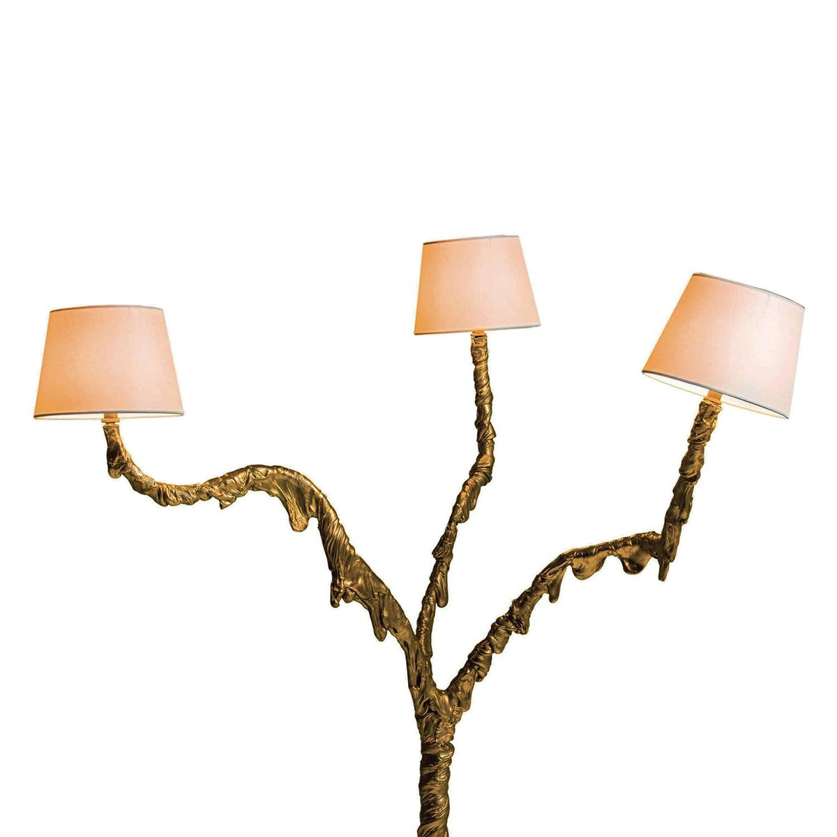 Dendria skulpturel gulvlampe med tre grenarme