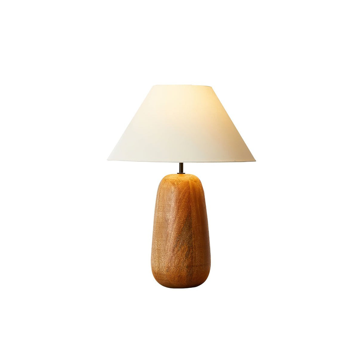 Candeeiro de mesa moderno Syloraya em madeira