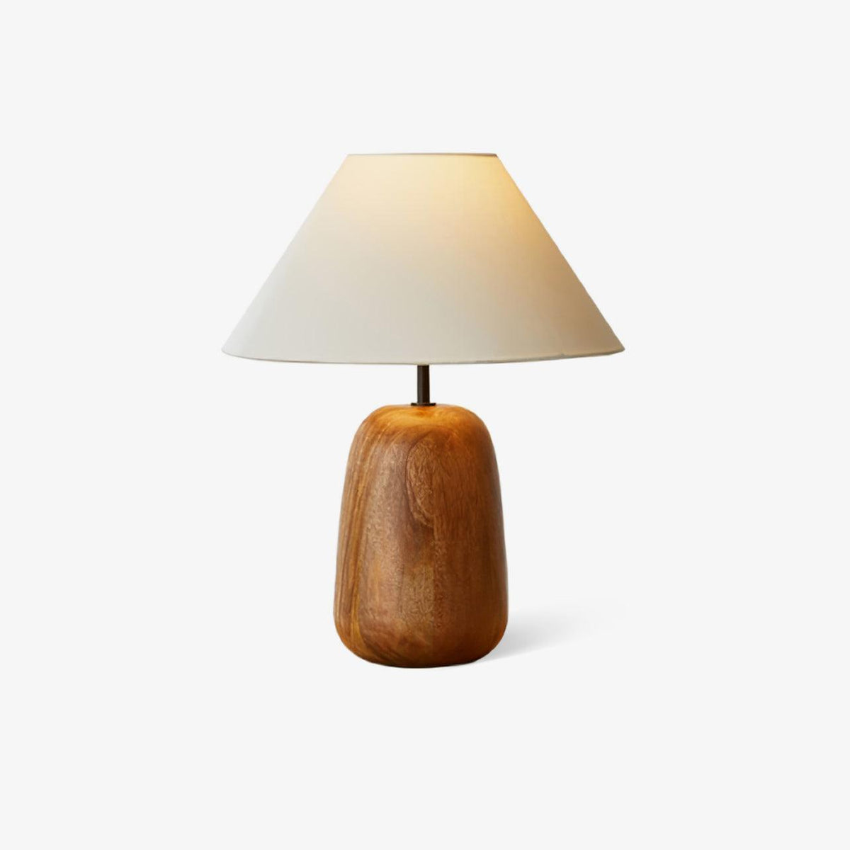 Candeeiro de mesa moderno Syloraya em madeira