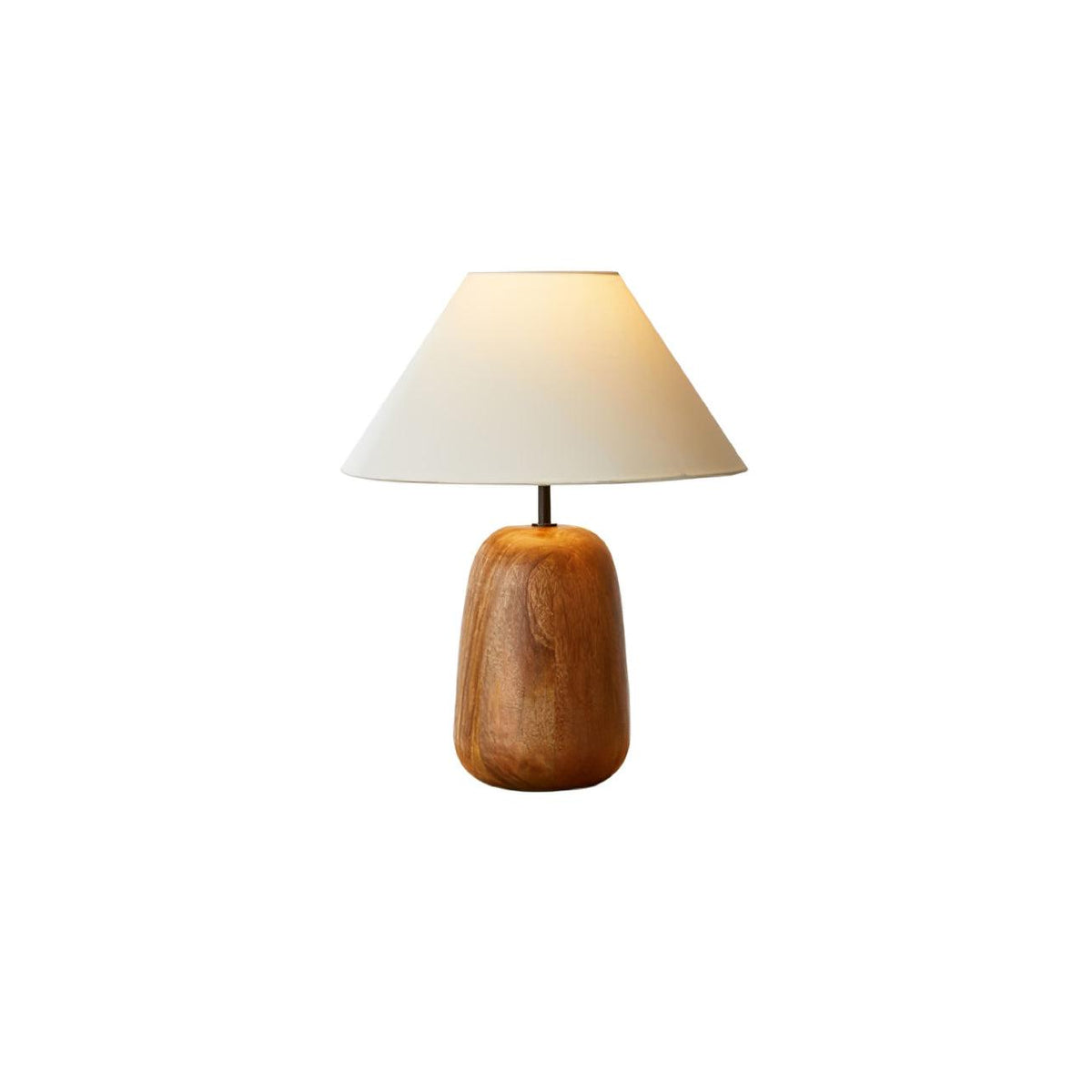 Candeeiro de mesa moderno Syloraya em madeira
