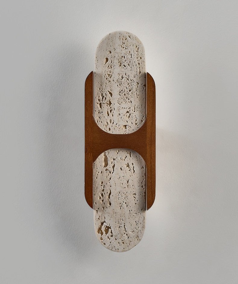 Candeeiro de parede de travertino Valarise