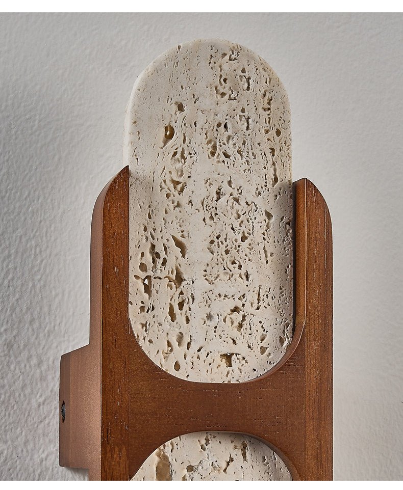 Candeeiro de parede de travertino Valarise