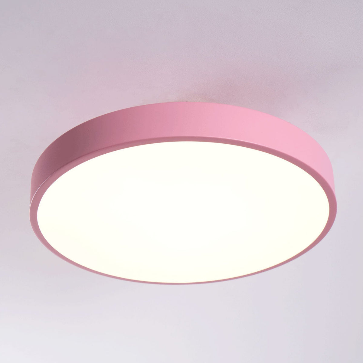 Aureiella moderne loftlampe, plan montering, sort og guld