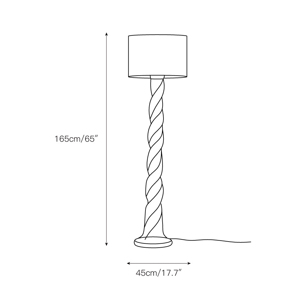 Twylar-gulvlampe