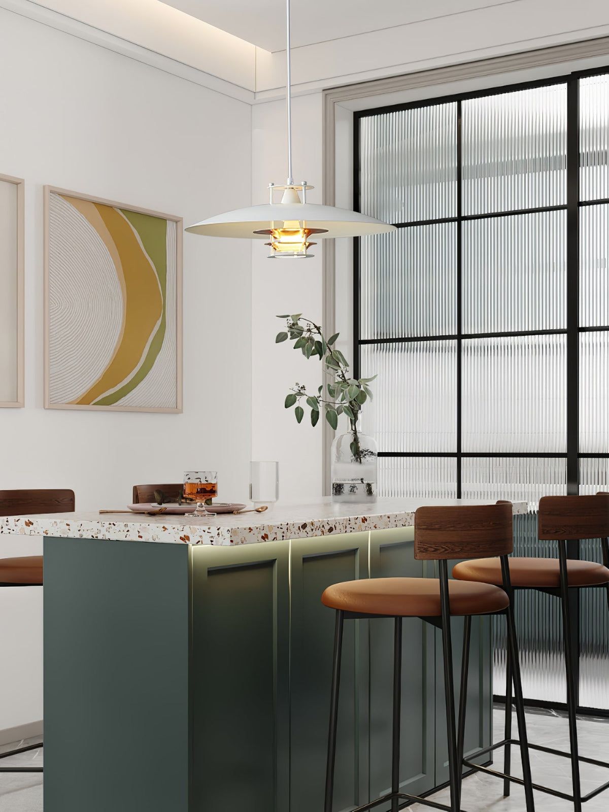 Feraaya moderne pendel i aluminium