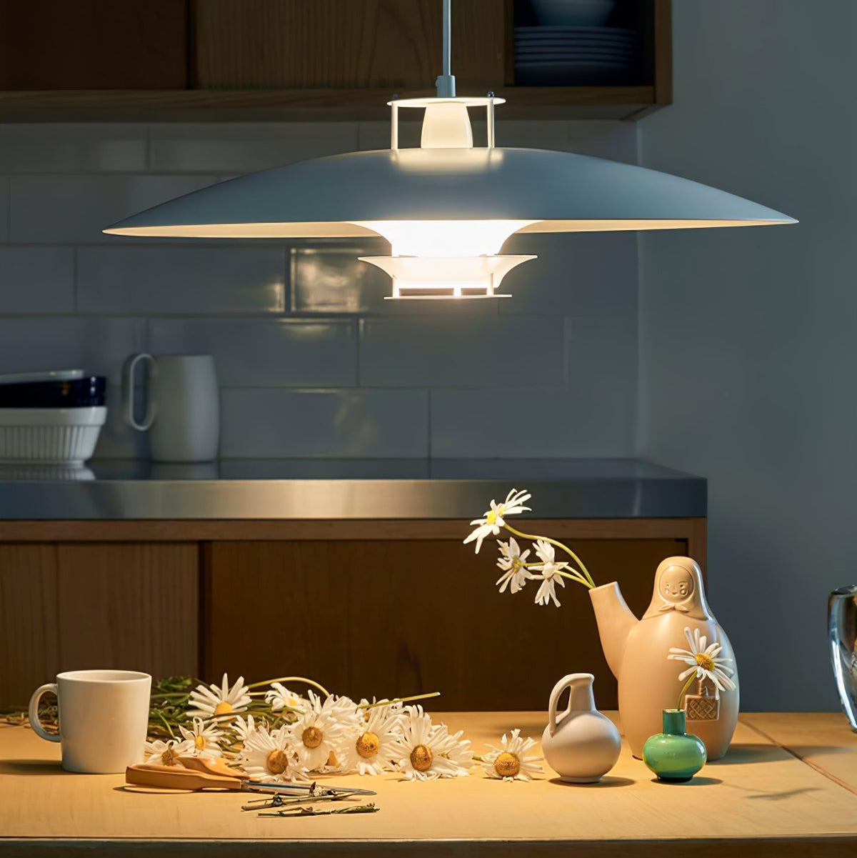 Feraaya moderne pendel i aluminium