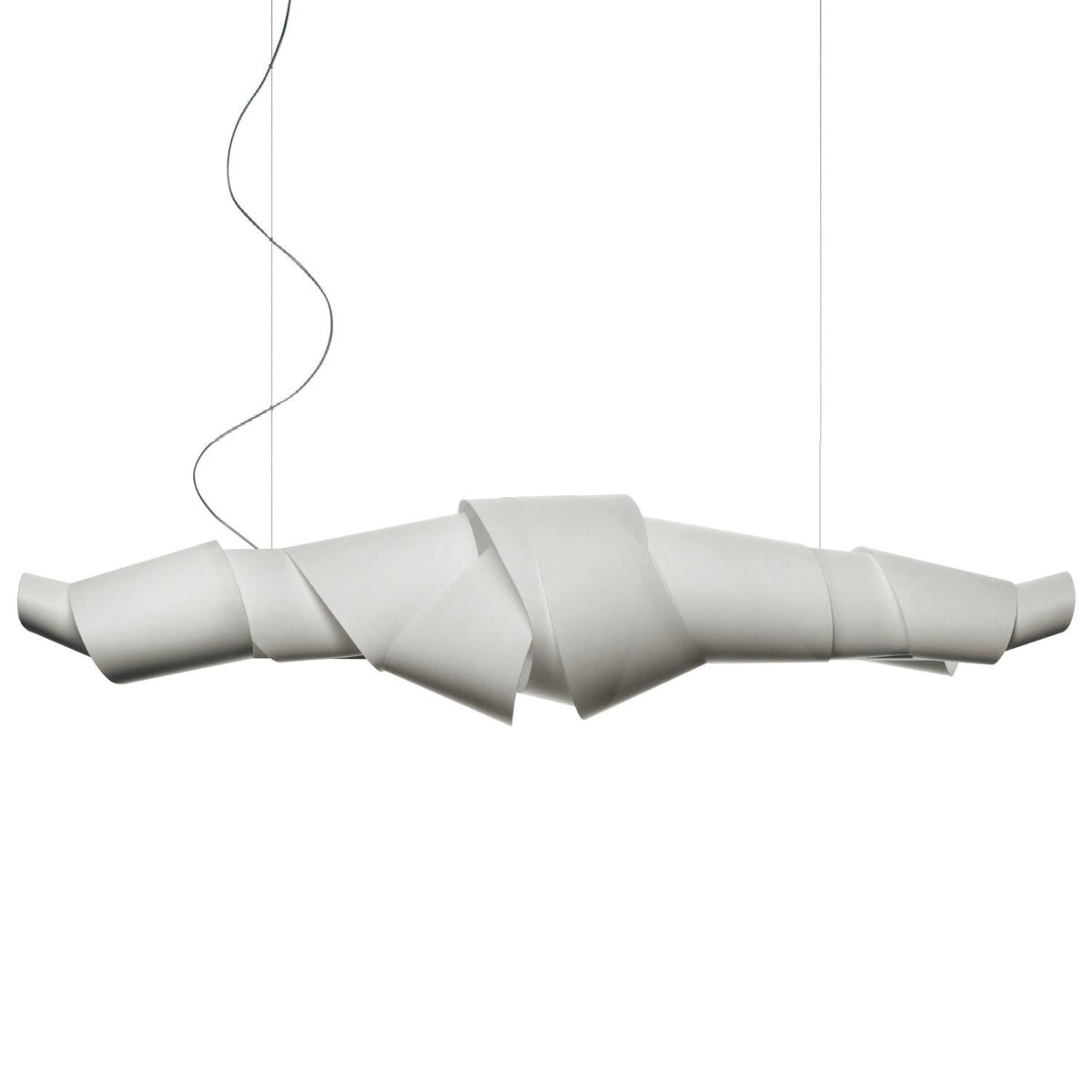 Ribbon fjörugur ljósakróna úr PVC