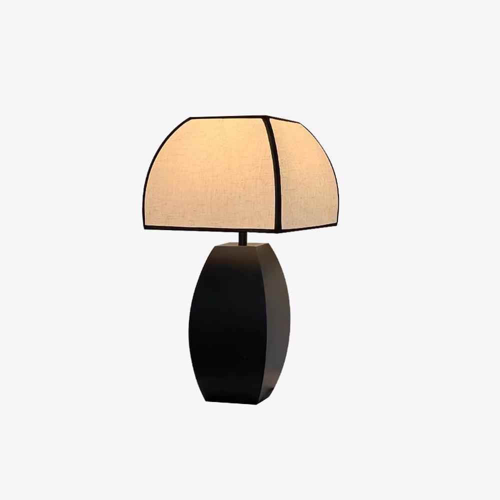 Alux minimalistisk bordslampa i tyg