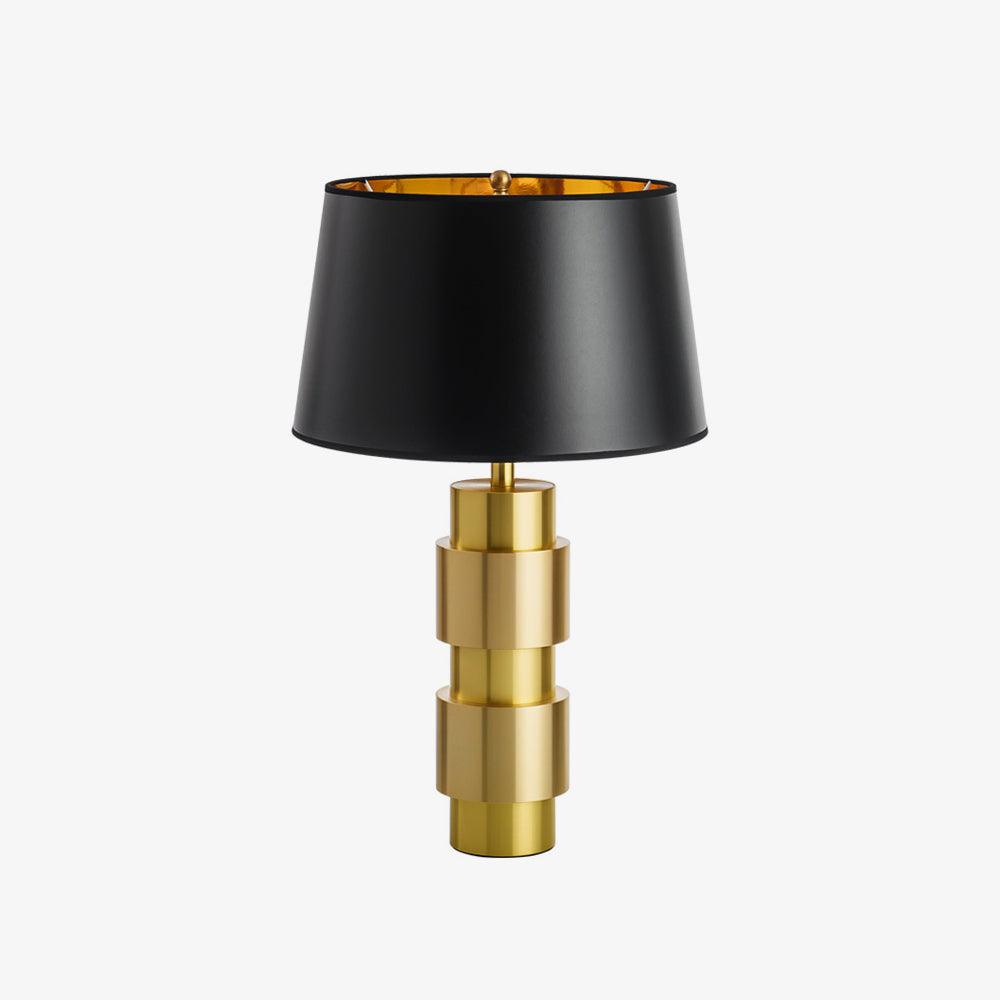 Candeeiro de mesa Lyle industrial em tecido
