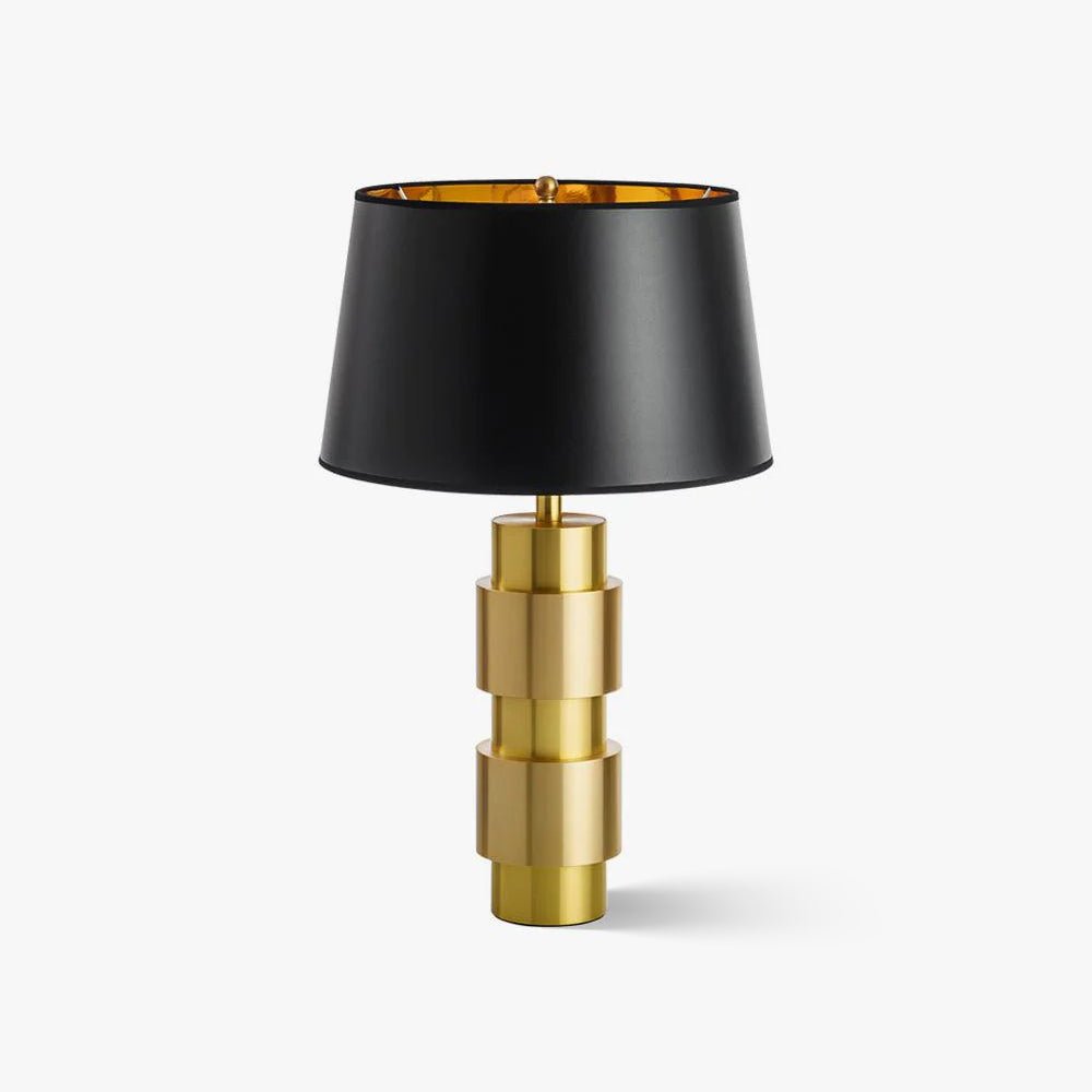 Candeeiro de mesa Lyle industrial em tecido