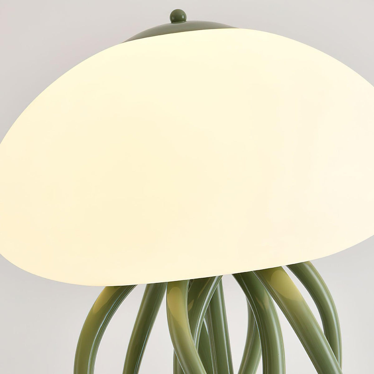 Zosilyra finurlig glasbordlampe formet som en vandmand