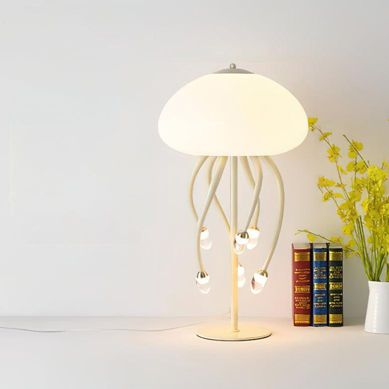Zosilyra finurlig glasbordlampe formet som en vandmand