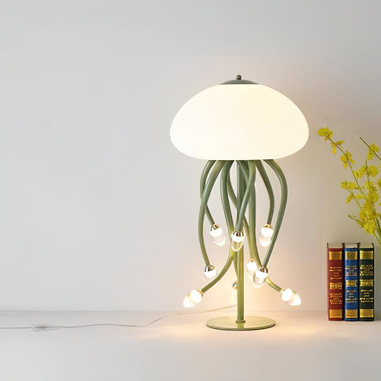 Zosilyra finurlig glasbordlampe formet som en vandmand