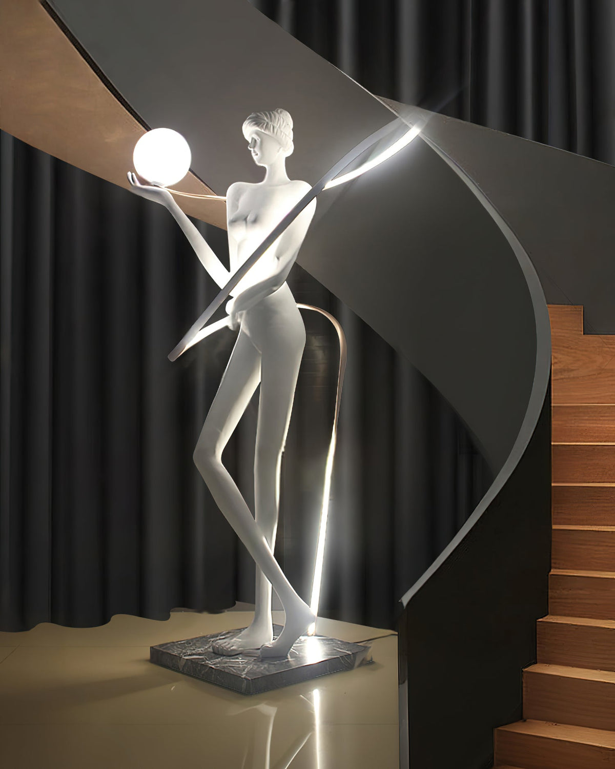 Dess-gulvlampe
