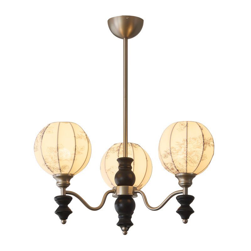 Osilan traditionel elegant vintagekrystallsekrone i træ