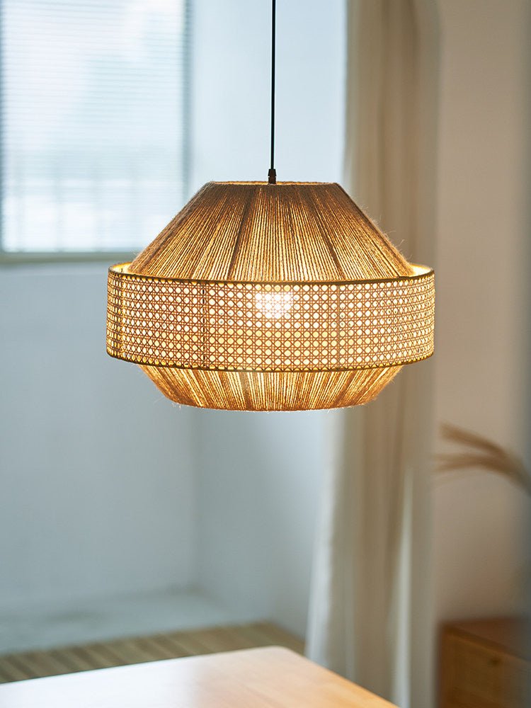 Jute-pendellampe