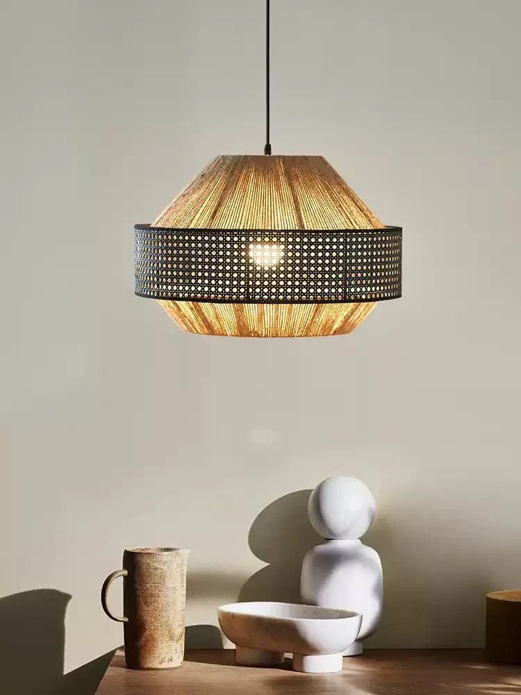 Jute-pendellampe