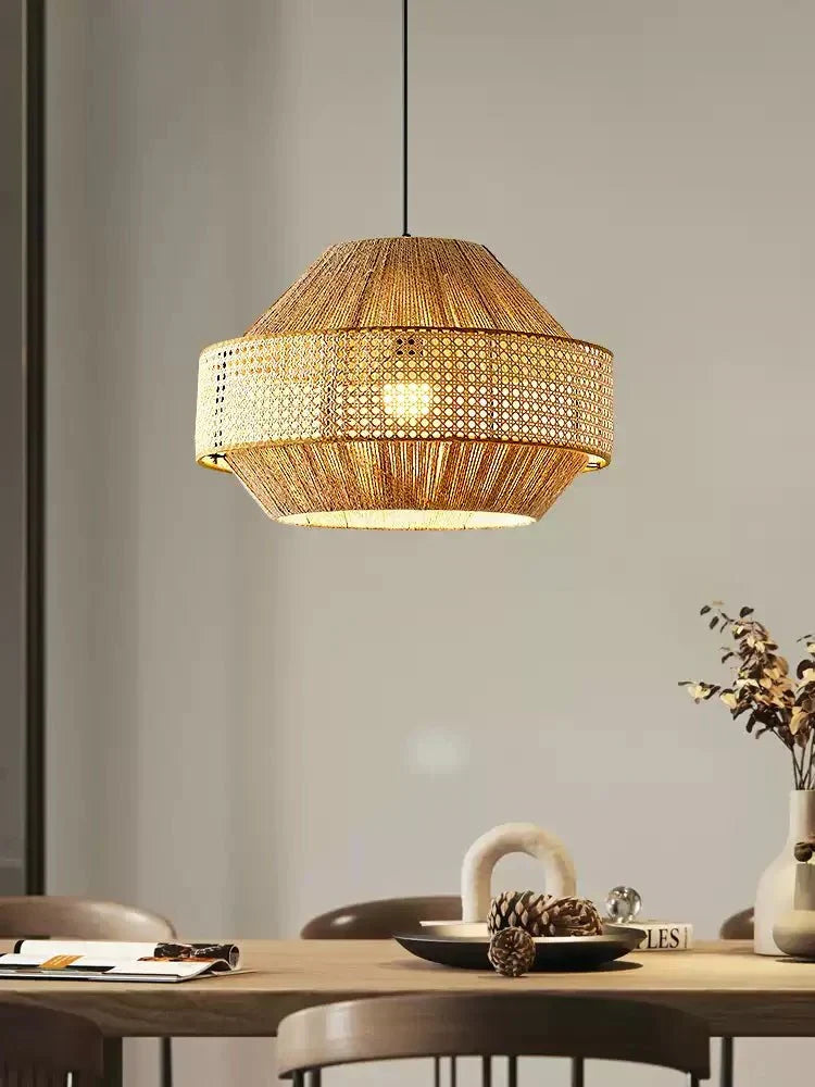 Jute-pendellampe