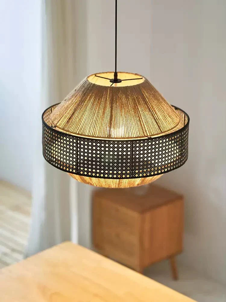 Jute-pendellampe