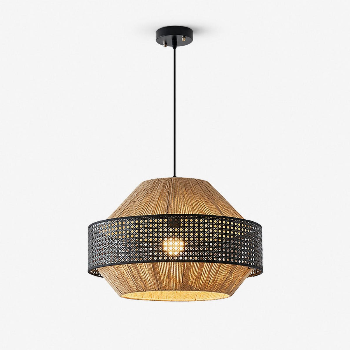 Jute-pendellampe