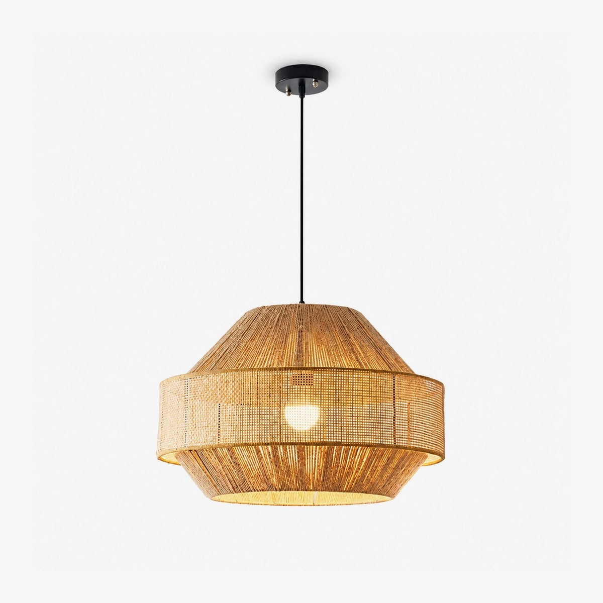 Jute-pendellampe