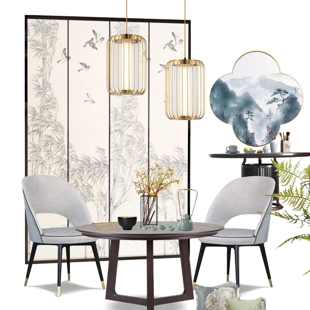Erinielis-pendel­lampe i glas