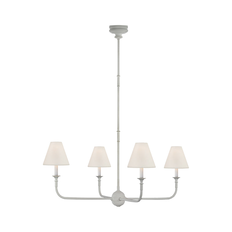 Arthaila vintage industriel stor lysekrone i stof