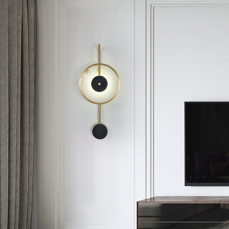 Merdin vägglampa i alabaster