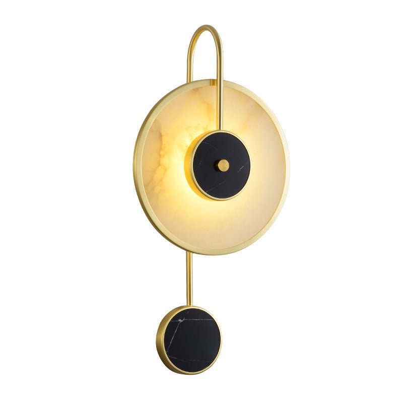 Merdin vägglampa i alabaster
