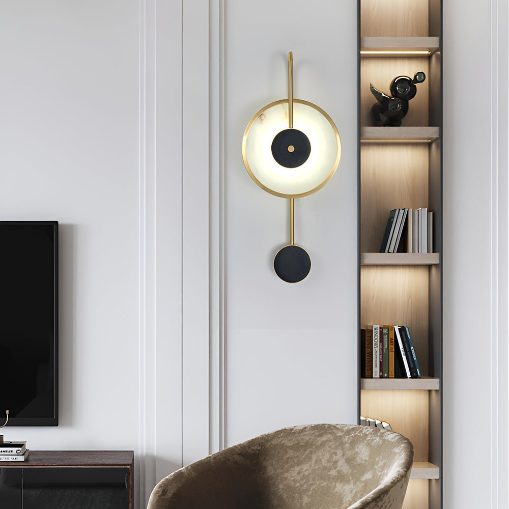 Merdin vägglampa i alabaster