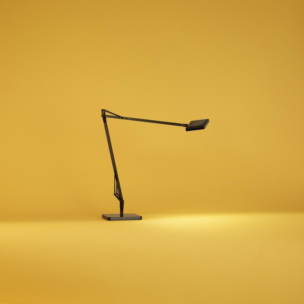 Tevenu industriel bordlampe i aluminium