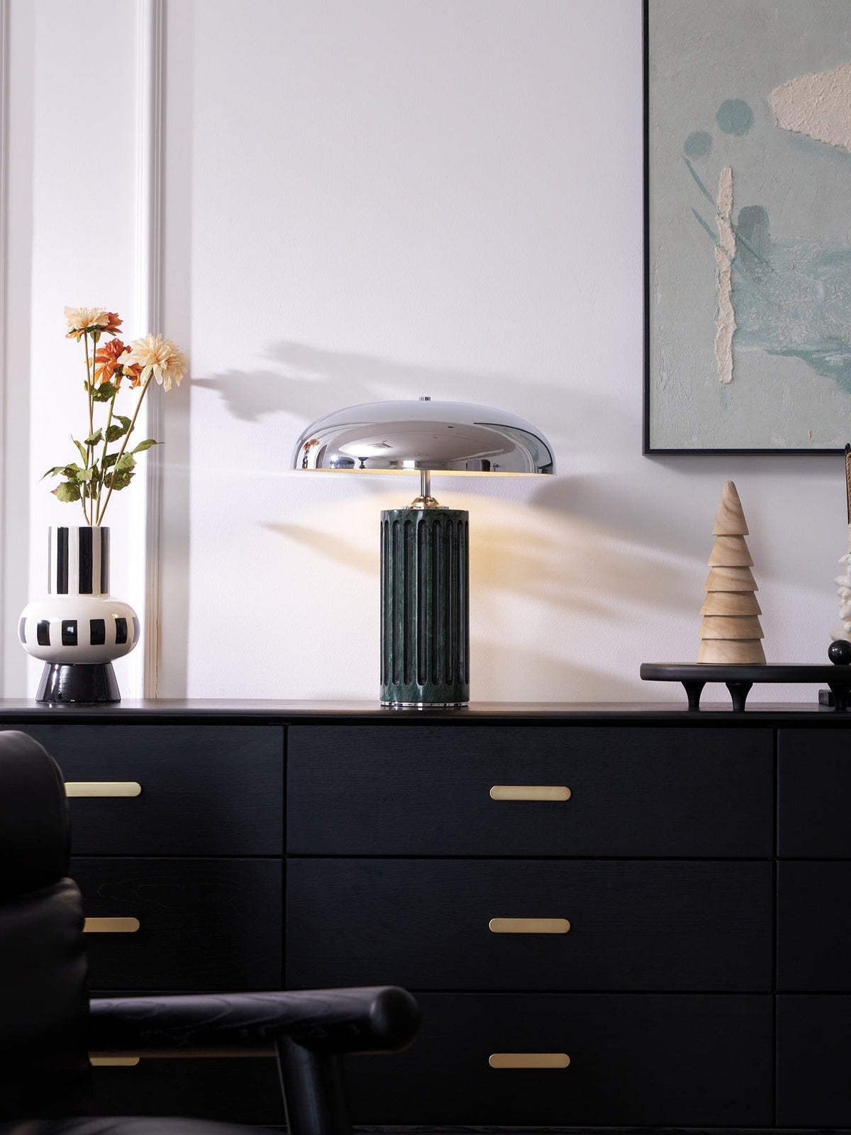 Zenith moderne marmorbordlampe