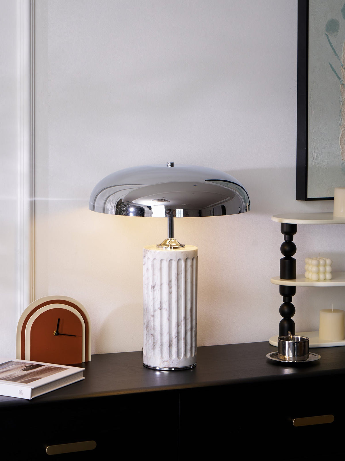 Zenith moderne marmorbordlampe