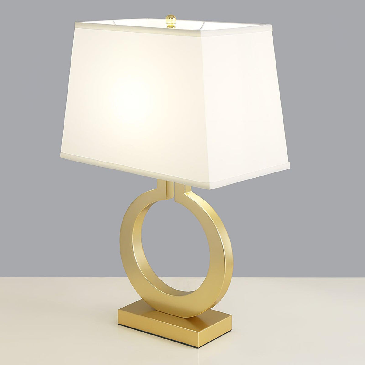 Lyrace hyggelig bordlampe i stof