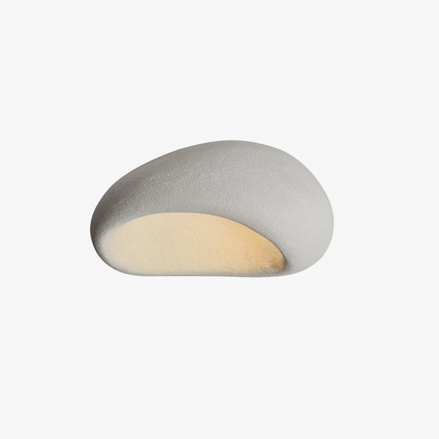 Rivenira loftslampe med japansk wabi-sabi-måne