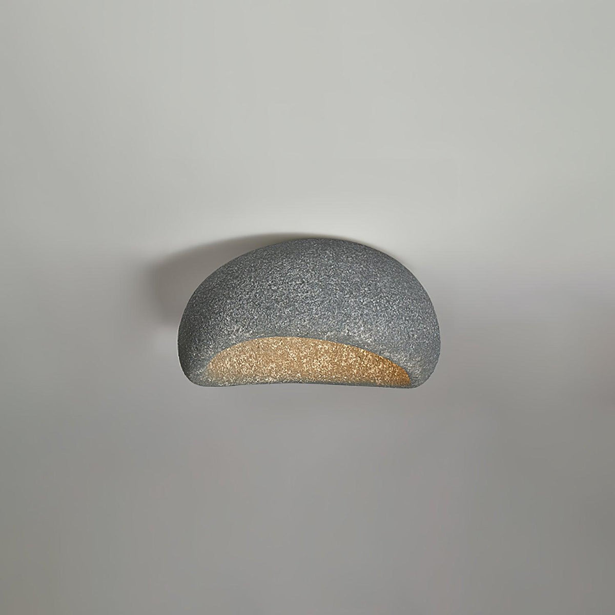 Rivenira loftslampe med japansk wabi-sabi-måne