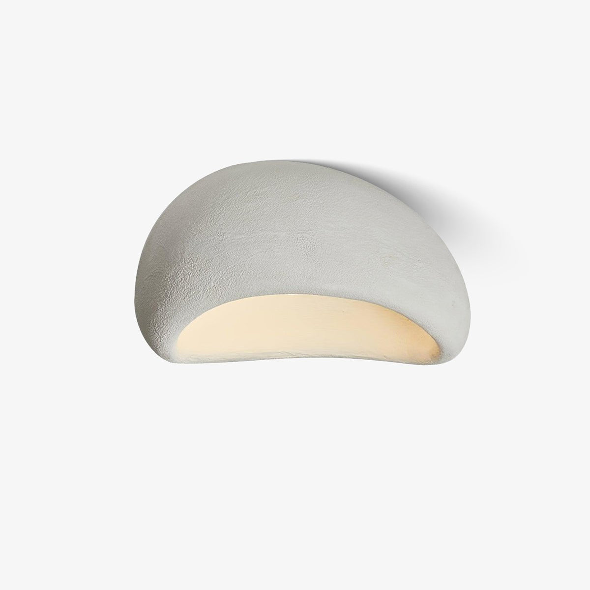 Rivenira loftslampe med japansk wabi-sabi-måne